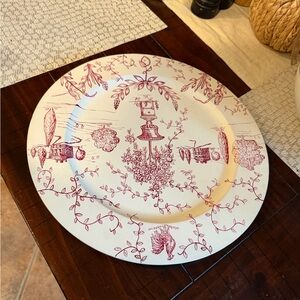 Wedgwood "Joie de Vivre" wood platter French country